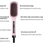 KR025 Negative Ion Hair Straightening Comb