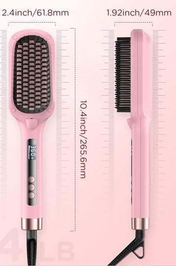 KR025 Negative Ion Hair Straightening Comb