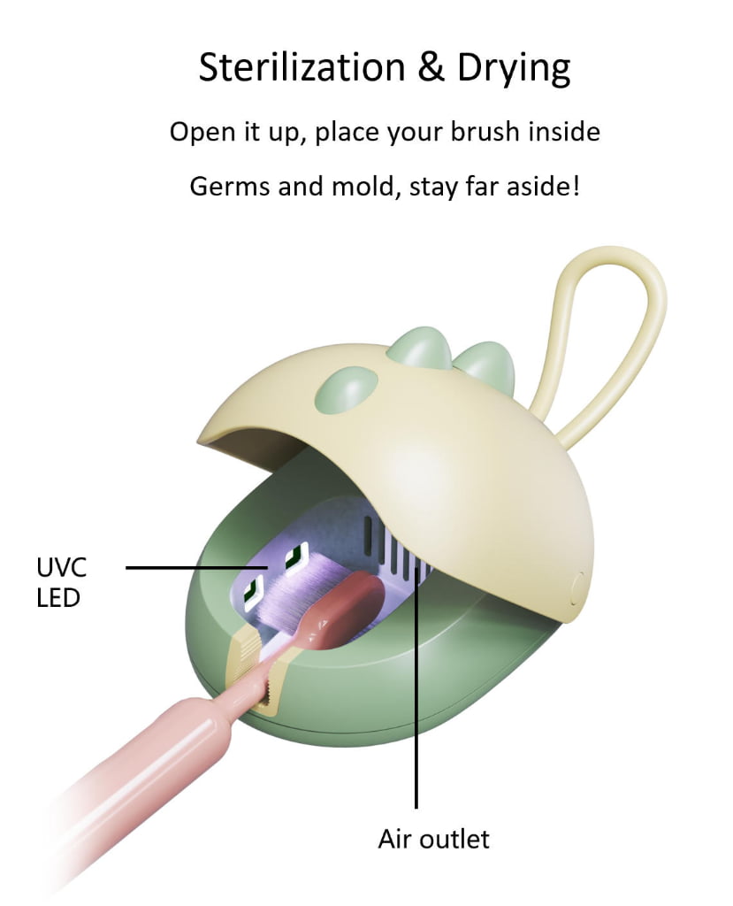 ES-1603 Kids Portable Air Drying Toothbrush Sterilizer