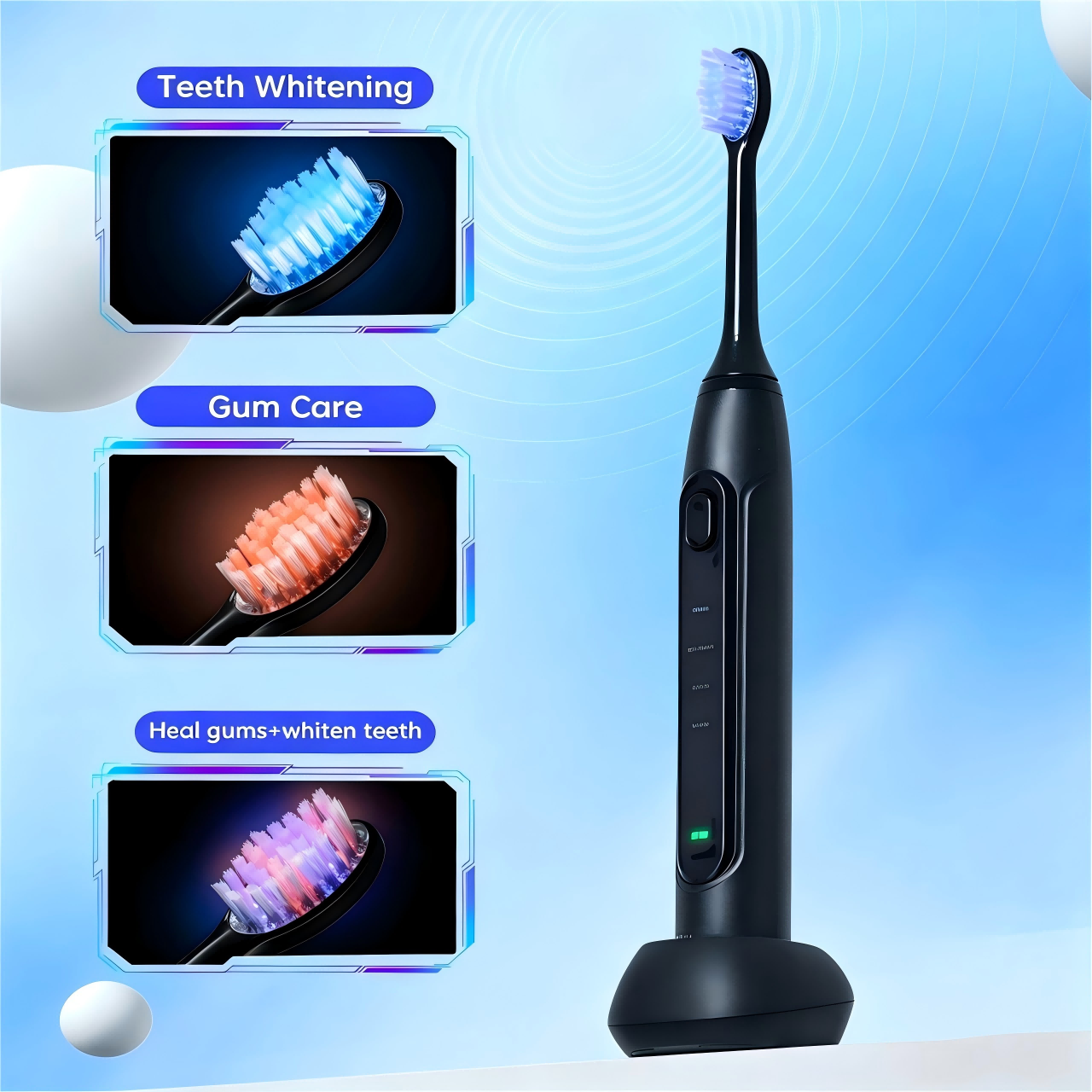 Led Light Sonic Toothbrush
