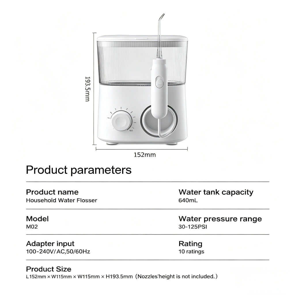 M02 Desktop Water Flosser