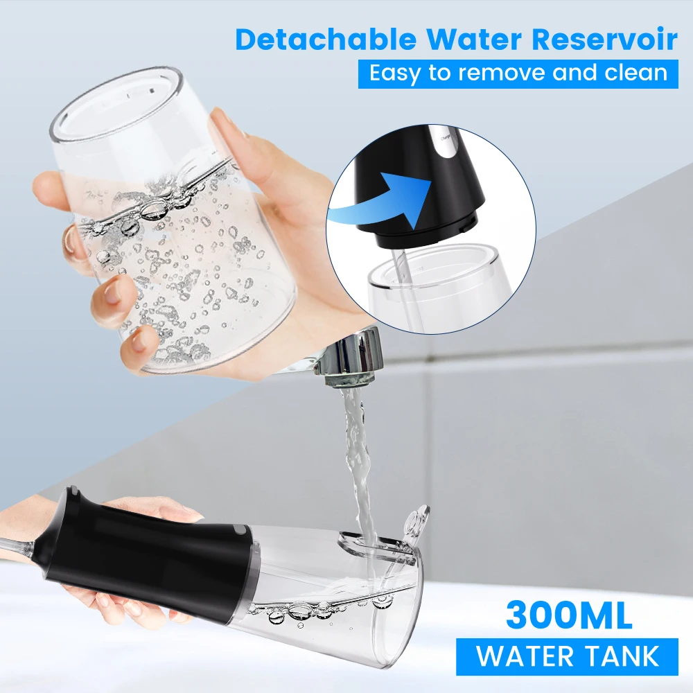 F900 Stepless speed adjustment oral irrigator with digital display
