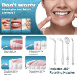 F900 Stepless speed adjustment oral irrigator with digital display