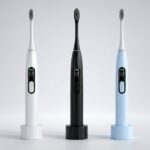 GP-P10EN LCD Screen Display Sonic Toothbrush