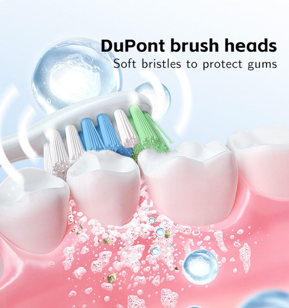 GP-P10EN LCD Screen Display Sonic Toothbrush