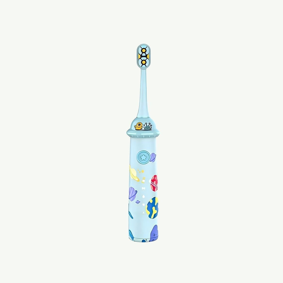 Child-sized electric toothbrush concept sketch for kids private-label oral-care sourcing